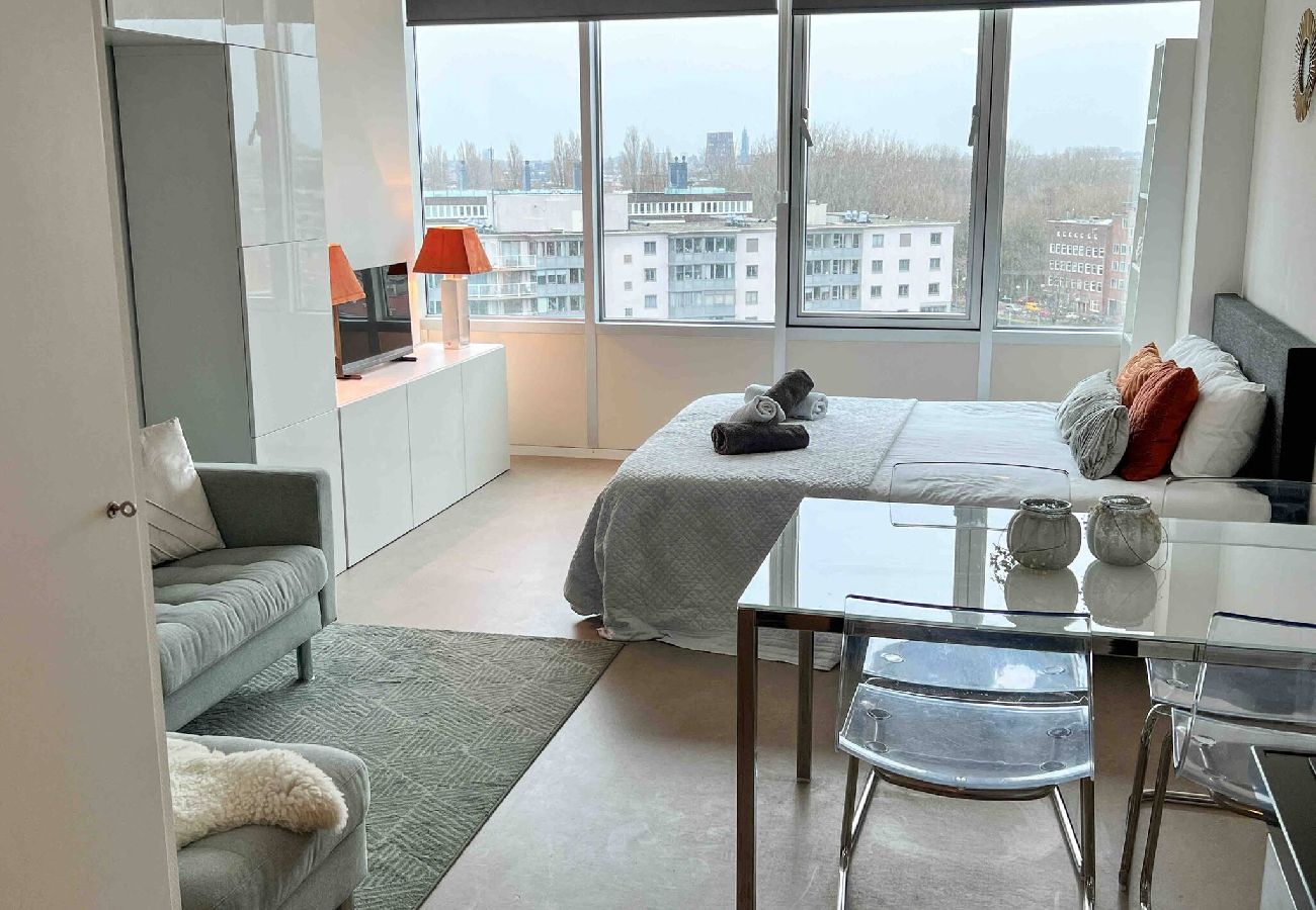 Studio in Amsterdam - Cozy private studio with an amazing cityview 